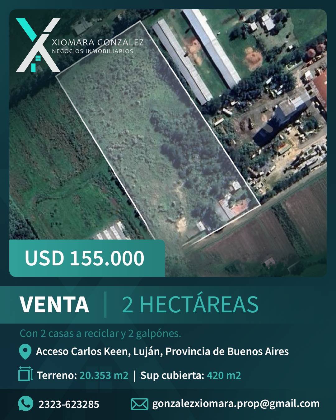 VENTA DE 2 HECTÁREAS