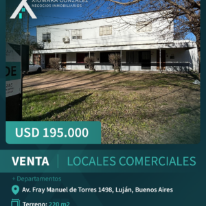 VENTA DE LOCALES COMERCIALES + DEPARTAMENTOS