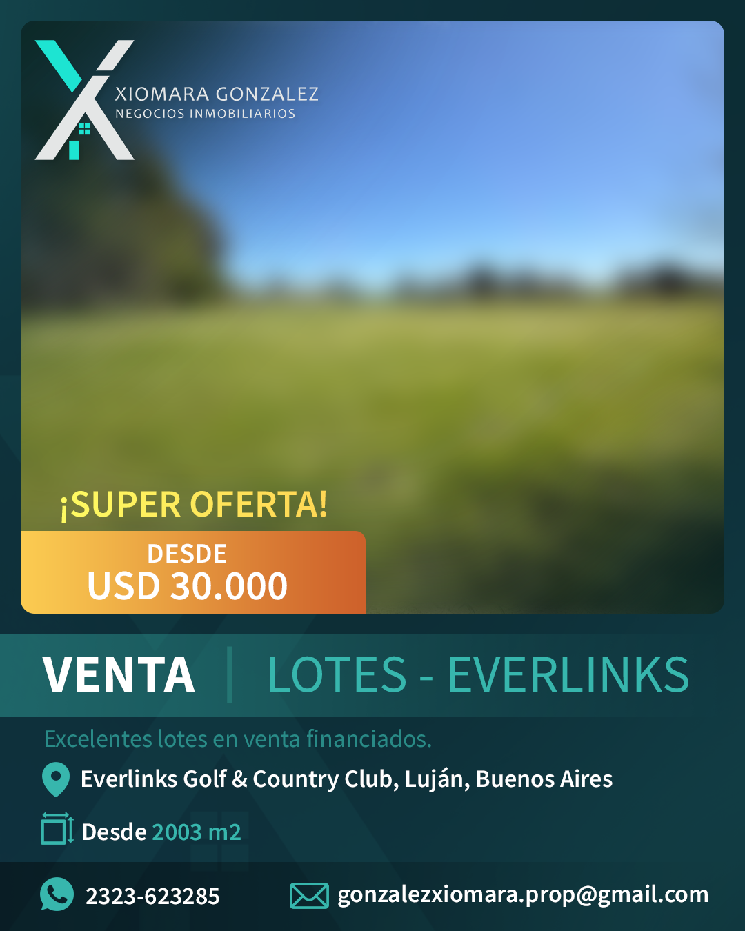 VENTA DE LOTES EN EVERLINKS GOLF - COUNTRY CLUB – LUJÁN