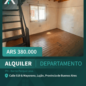 ALQUILER DE DEPARTAMENTO PH