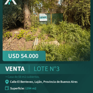 LOTE EN VENTA - N°3