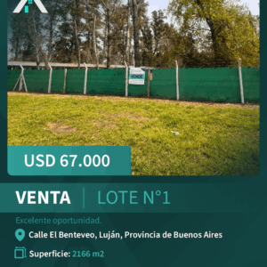 LOTE EN VENTA - N°1