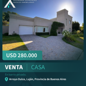 CASA EN VENTA – BARRIO PRIVADO ARROYO DULCE COUNTRY CLUB