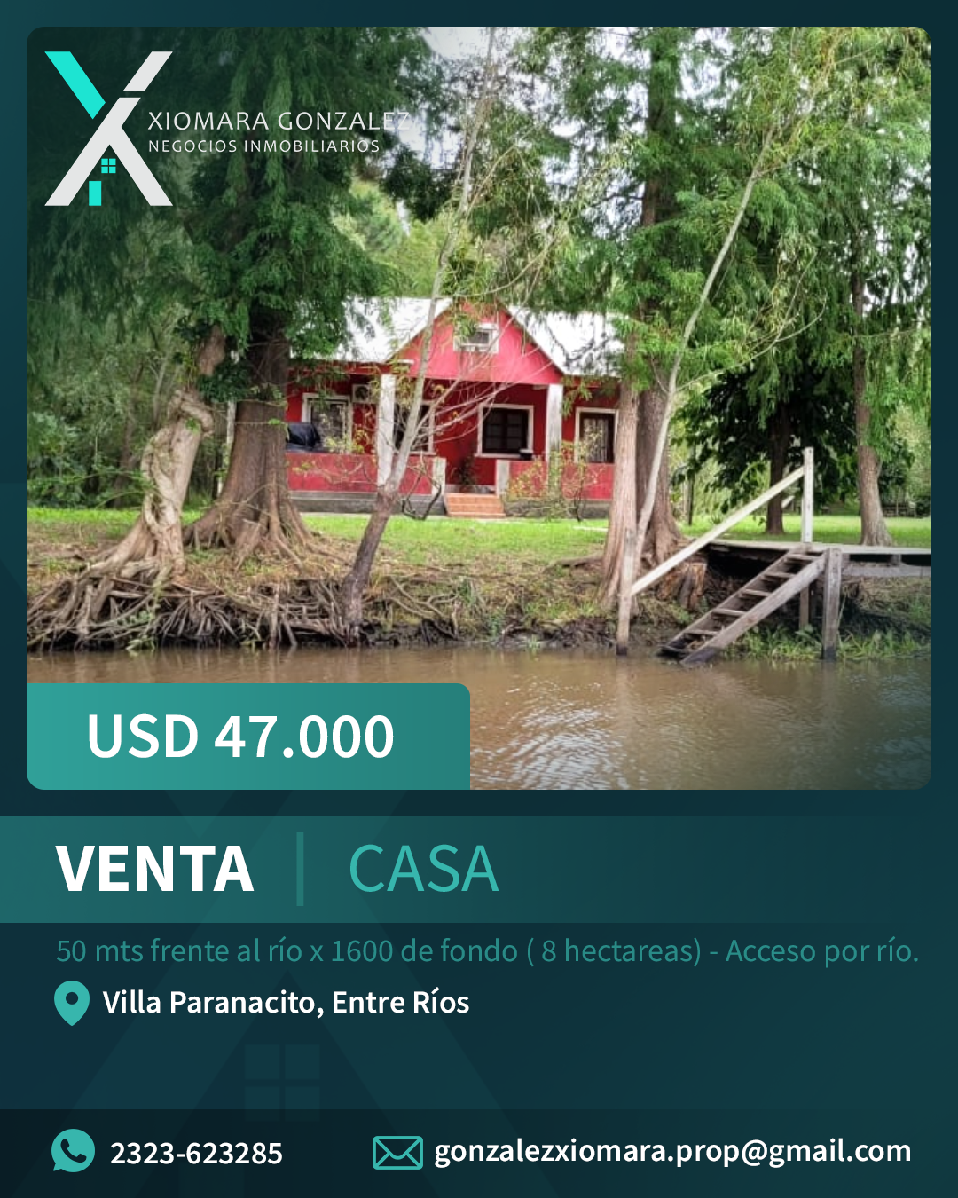 CASA EN VENTA – VILLA PARANACITO, ENTRE RÍOS