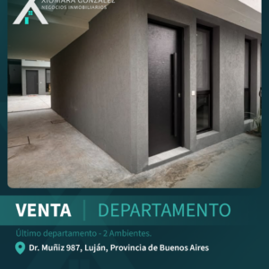 VENTA DE DEPARTAMENTO - ÚLTIMO DISPONIBLE