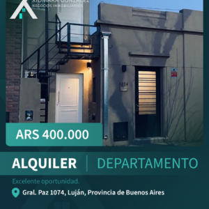 DEPARTAMENTO EN ALQUILER