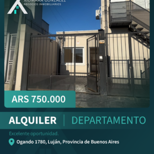 DEPARTAMENTO EN ALQUILER - BARRIO SARMIENTO