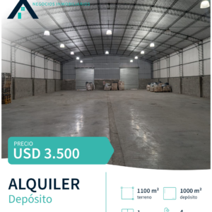 DEPÓSITO EN ALQUILER – BARRIO EL CEIBO