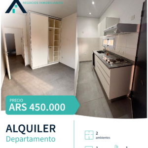 DEPARTAMENTO EN ALQUILER – BARRIO EL TRÉBOL